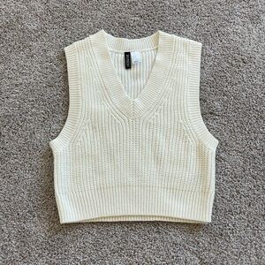 Cream Sweater Vest